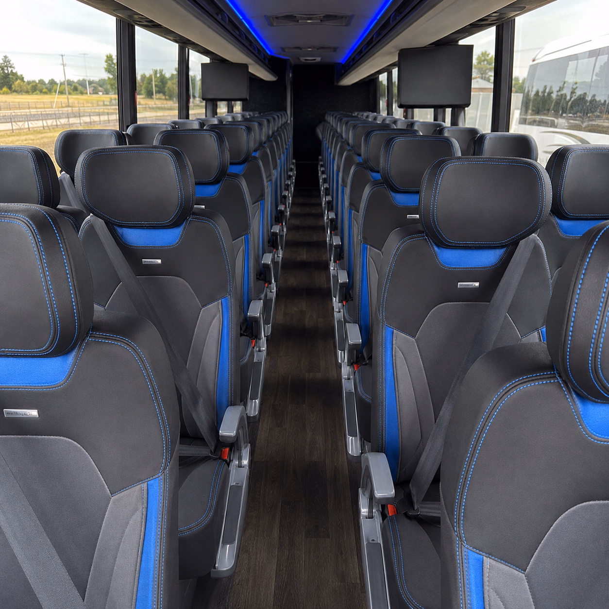 san leandro bus rental service area