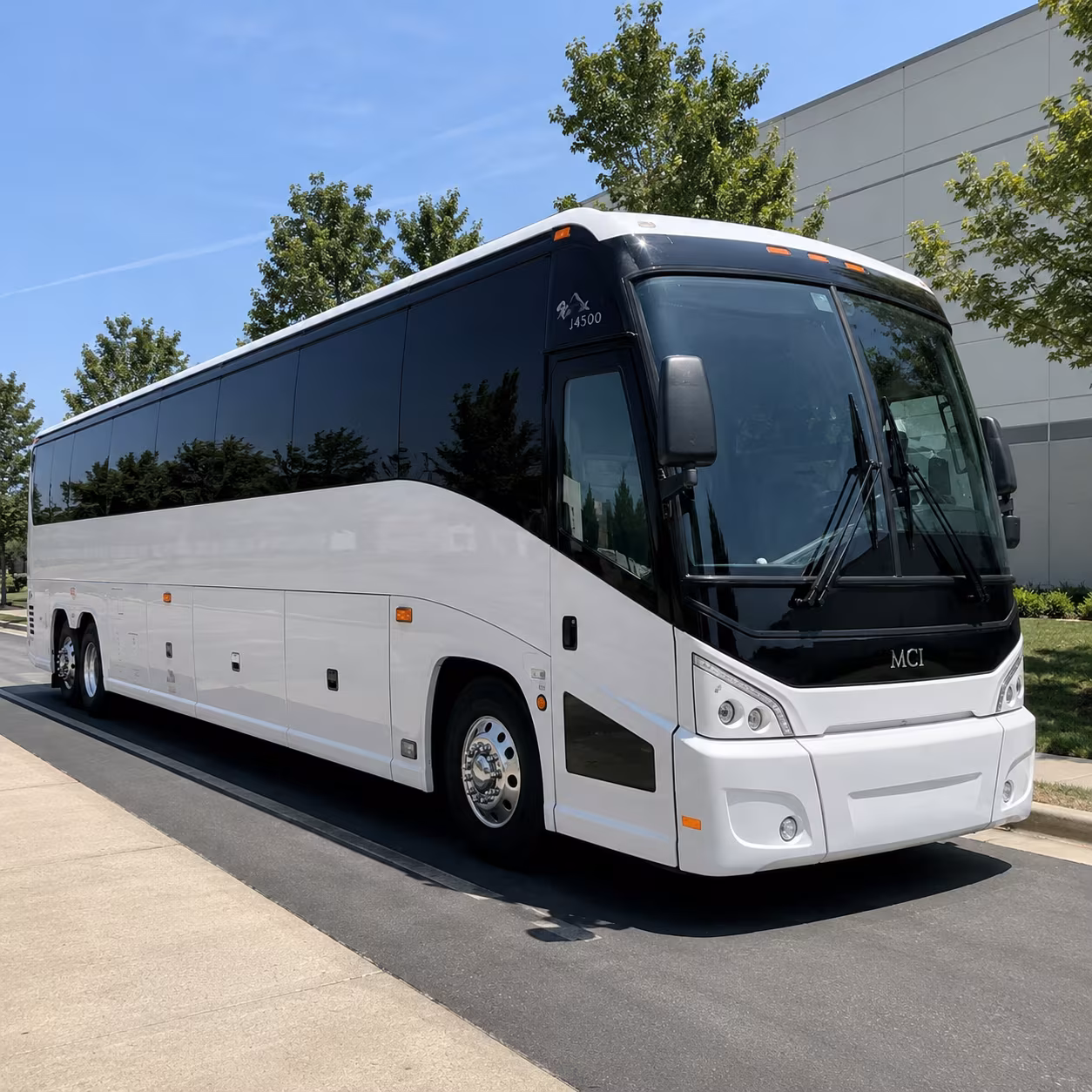 san leandro charter bus rental exterior