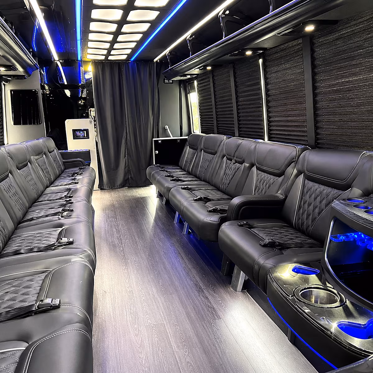 san leandro party bus rentals inside